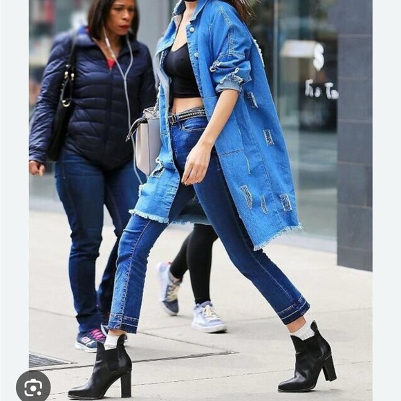 Rag & Bone Women's Black Leather Stanton Chelsea Ankle Leather Boots 38.5 US 8.5 - Picture 9 of 10